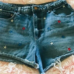 High waist denim shorts Sz 11